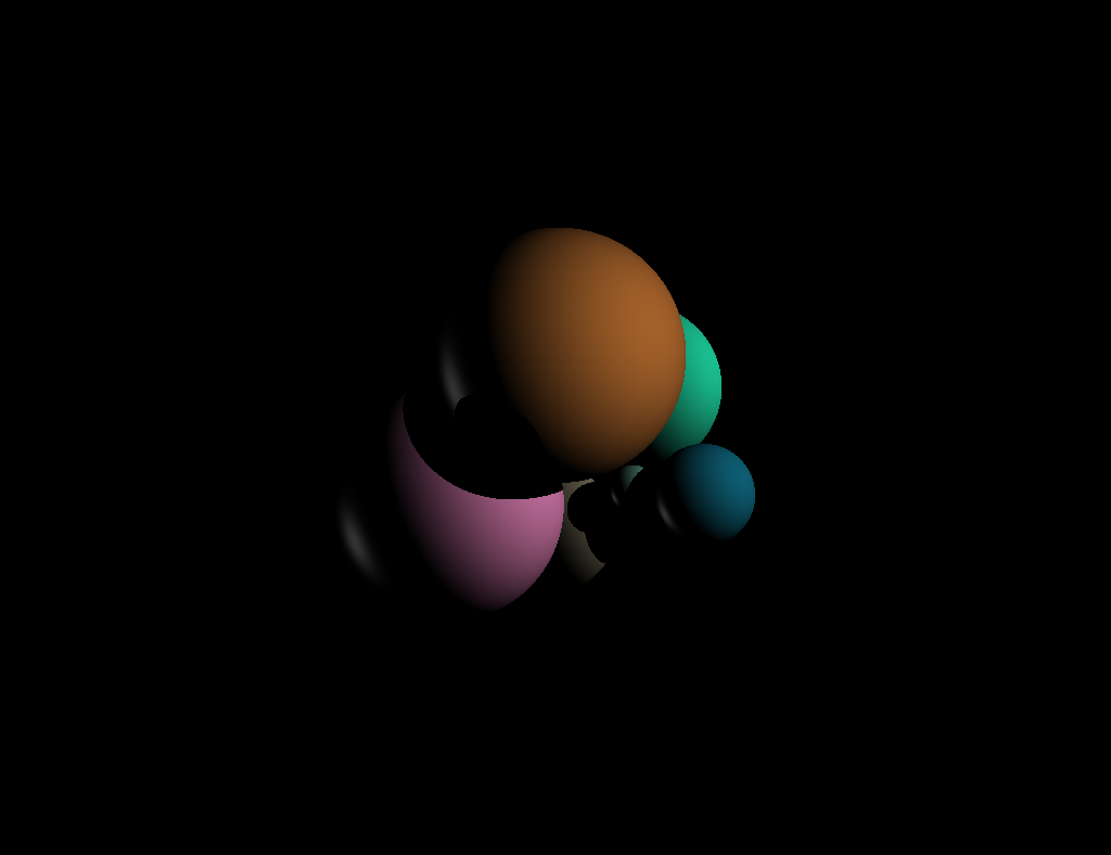 ray tracer scene1