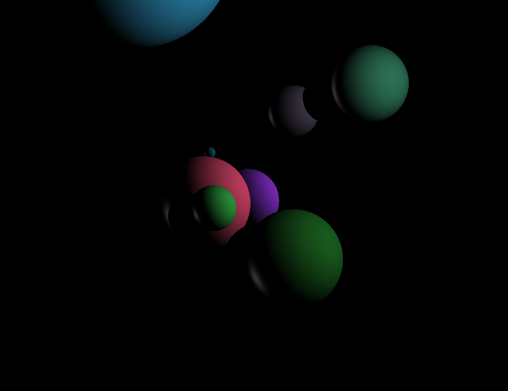 ray tracer scene2